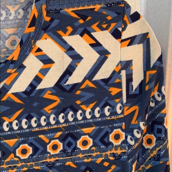 NWT Lularoe Julia Print Dress Large - Picture 5 of 9